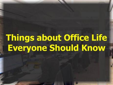 Things about Office Life Everyone Should Know
